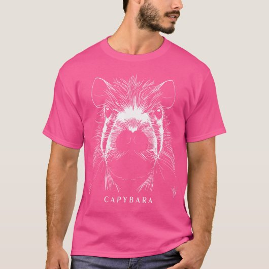 Capybara Funny Capybara Rodent Grass-Eater Capybar T-Shirt (Vorderseite)