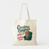 Capybara Funny Christmas Bag Tragetasche (Rückseite)