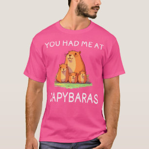 Capybara Funny Sie hatte mich in Capybaras I Liebe T-Shirt