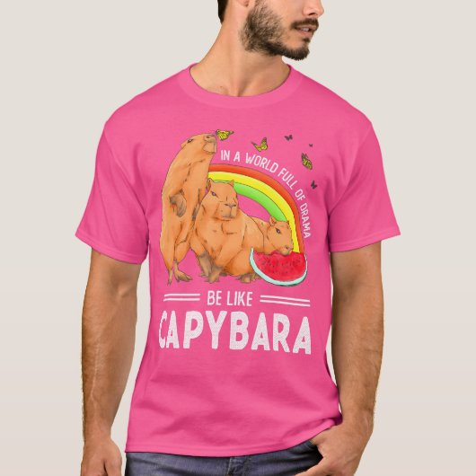 Capybara Funny Süße Tier ist wie Capybara T-Shirt (Vorderseite)