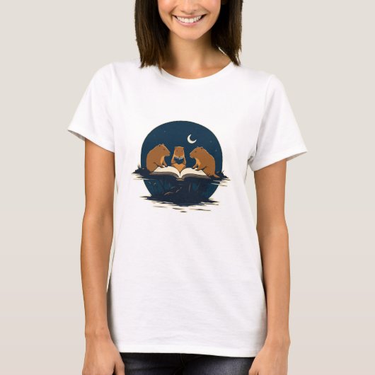 Capybara Funny T-Shirt (Vorderseite)