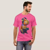 Capybara Funny Video Games Capybara T-Shirt (Vorne ganz)