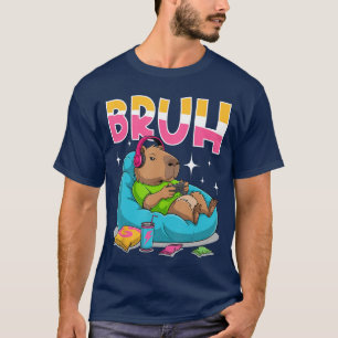 Capybara Gamer Gaming Mädchen T-Shirt