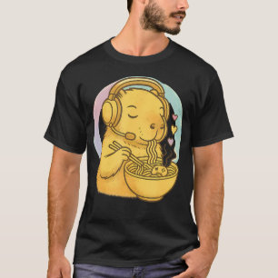 Capybara Gamer Ramen Grafik Videospiele-Headset C T-Shirt