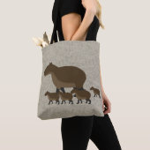 Capybara ganz über Taschen-Tasche Tasche (Von Nahem)