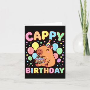 Capybara Geburtstag alles Gute zum Geburtstag Karte