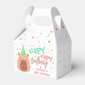 Capybara-Geburtstag Geschenkschachtel (Rückseite)