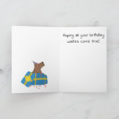Capybara Geburtstag Karte (Innenseite)