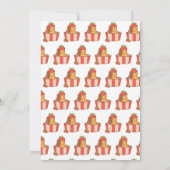 Capybara Geburtstagsparty Einladung | Süße Tier (Rückseite)