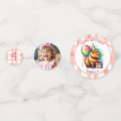 Capybara-Geburtstagsparty Konfetti (Vorderseiten)