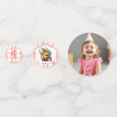 Capybara-Geburtstagsparty Konfetti (Rückseiten)