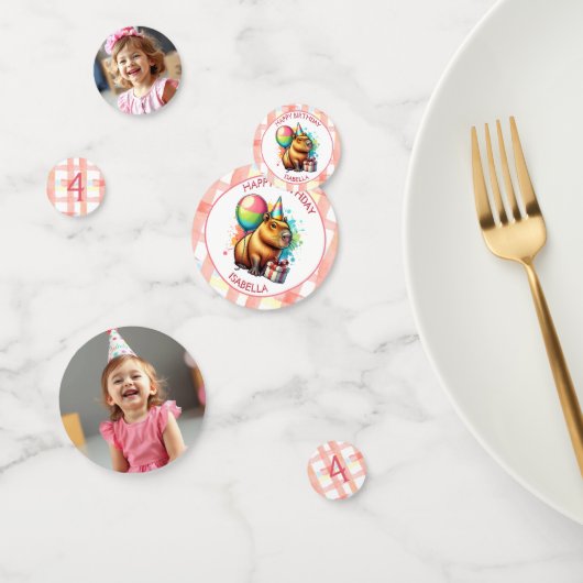 Capybara-Geburtstagsparty Konfetti (Gruppe)