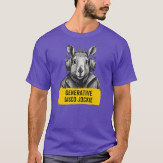 Capybara Generative Diskothek Jockie cooler Spaß T T-Shirt