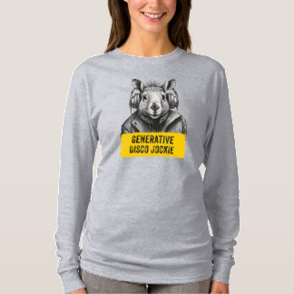 Capybara Generative Diskothek Jockie cooler Spaß T T-Shirt