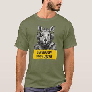 Capybara Generative Diskothek Jockie cooler Spaß T T-Shirt