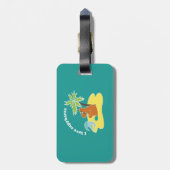 Capybara Gepäckanhänger (Rückseite vertikal)