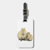 Capybara Gepäckanhänger (Vorderseite vertikal)