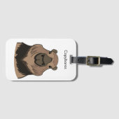Capybara Gepäckanhänger (Vorderseite (Horizontal))