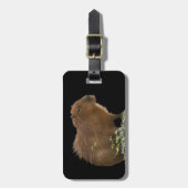 Capybara Gepäckmarke Gepäckanhänger (Vorderseite vertikal)