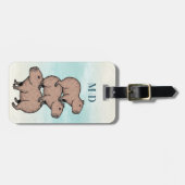 Capybara Gepäcksmarken Gepäckanhänger (Vorderseite horizontal)