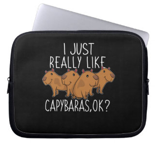 Capybara Geschenk Kinder Frauen Niedlich Capybara Laptopschutzhülle