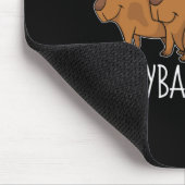 Capybara Geschenk Kinder Frauen Niedlich Capybara Mousepad (Ecke)