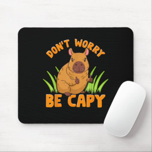 Capybara-Geschenk Niedlich Lustig Zoo-Tierliebhabe Mousepad