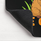 Capybara Geschenk Niedlicher Zoo Tierbesitzer Pr Mousepad (Ecke)