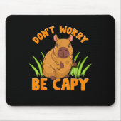 Capybara Geschenk Niedlicher Zoo Tierbesitzer Pr Mousepad (Vorne)