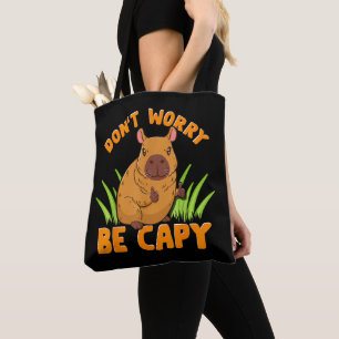 Capybara Geschenk Niedlicher Zoo Tierbesitzer Pr Tasche
