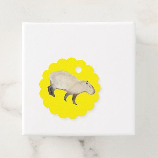Capybara Geschenkanhänger (Beispiel)