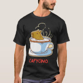Capybara Geschenke, Capycino, Cappuccino Kaffee, n T-Shirt (Vorderseite)