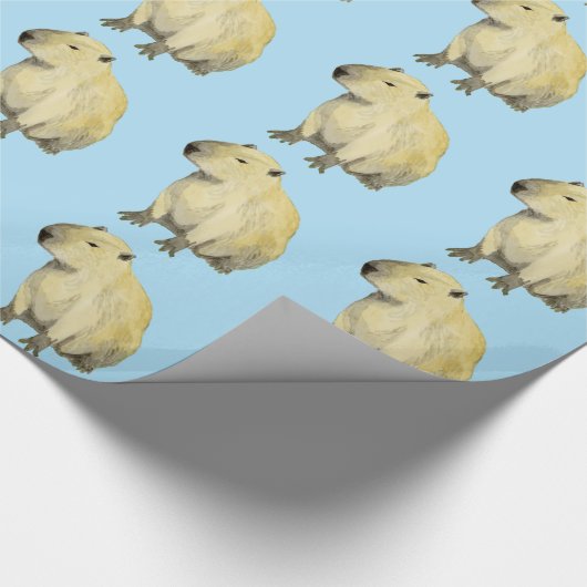 Capybara Geschenkpapier (Ecke)