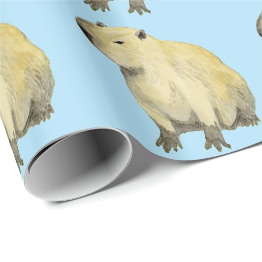 Capybara Geschenkpapier (Rolleneckpunkt)