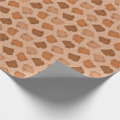Capybara Geschenkpapier (Ecke)