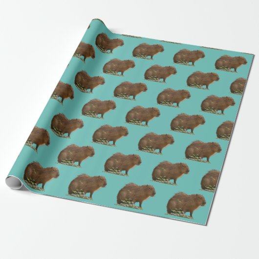 Capybara Geschenkpapier (Ungerollt)