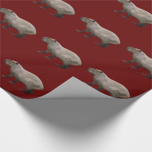 Capybara Geschenkpapier (Ecke)