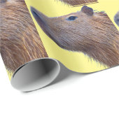 Capybara Geschenkpapier (Rolleneckpunkt)