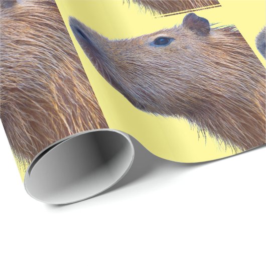 Capybara Geschenkpapier (Rolleneckpunkt)