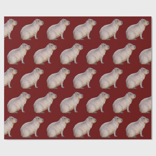 Capybara Geschenkpapier (Flach)