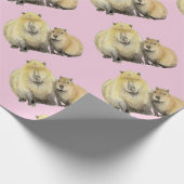 Capybara Geschenkpapier (Ecke)