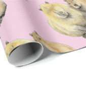 Capybara Geschenkpapier (Rolleneckpunkt)