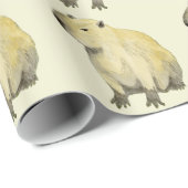 Capybara Geschenkpapier (Rolleneckpunkt)