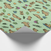 Capybara Geschenkpapier (Ecke)