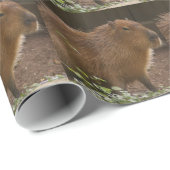 Capybara Geschenkpapier (Rolleneckpunkt)