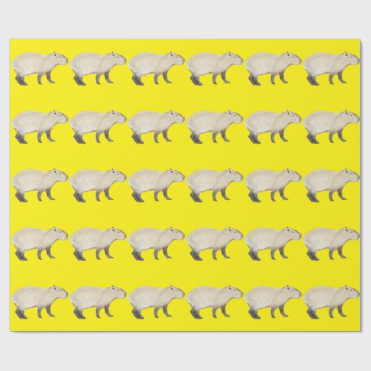 Capybara Geschenkpapier (Flach)