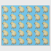 Capybara Geschenkpapier (Flach)