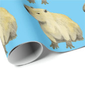 Capybara Geschenkpapier (Rolleneckpunkt)