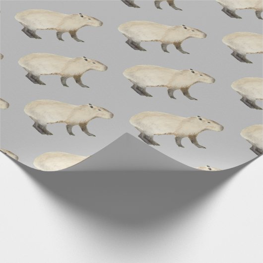 Capybara Geschenkpapier (Ecke)