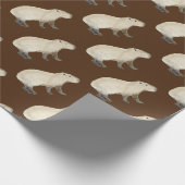 Capybara Geschenkpapier (Ecke)